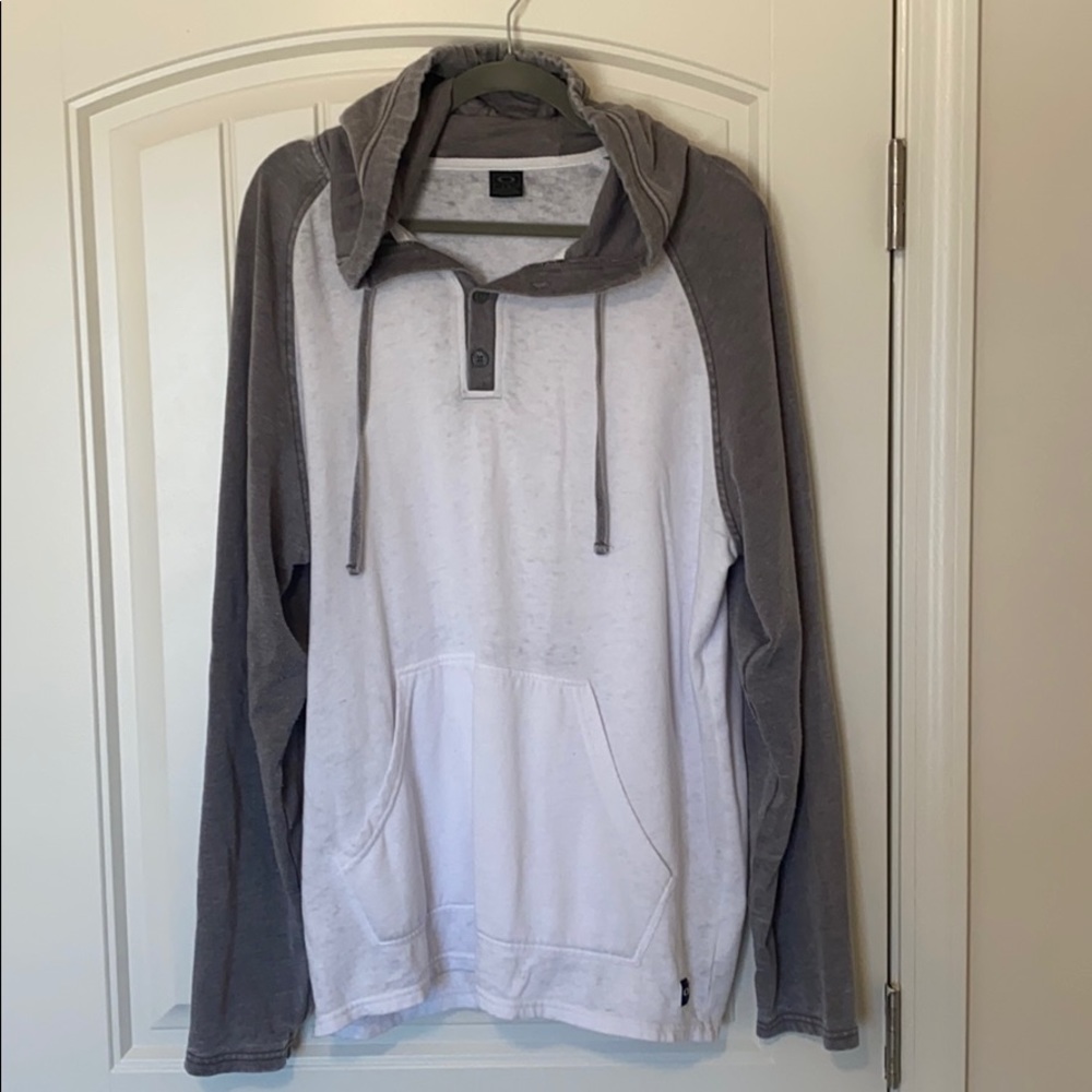 Oakley White/Grey Hoodie